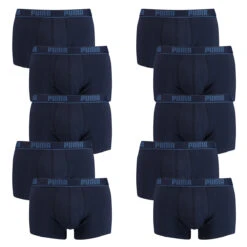 12 Er Pack Puma Short Boxer Boxershorts Men Pant Unterwäsche Kurz NAVY