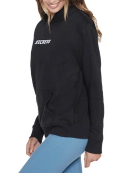 Skechers Signature Damen Pullover Hoodie WHD69 Schwarz -Sportbekleidung 02ba486e0c3fa83020fa0835a15bdd68