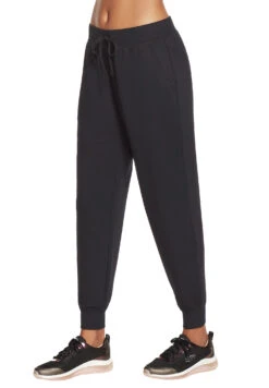 Skechers Apparel Restful Jogger Pant Damen Sweatpants W03PT49 BLK Schwarz -Sportbekleidung 0428f97b714a07f37c77cbf20c02187d