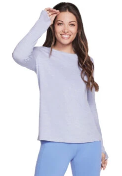 Skechers GODRI SWIFT Long Sleeve Damen Shirt WLT194 LVLP Lila 8 Skechers GODRI SWIFT Long Sleeve Damen Shirt WLT194 LVLP Lila -Sportbekleidung 0581c2e27d2bfc7773fc34436249efc1