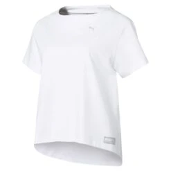 PUMA Damen Fusion Tee T-shirt Weiss 854338 02