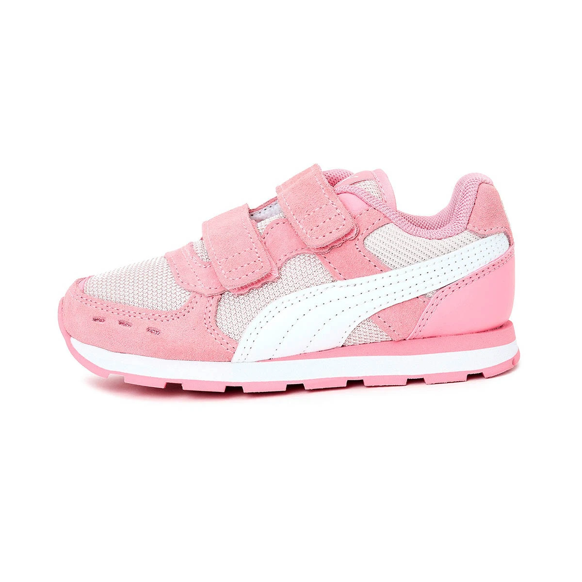 PUMA Vista V PS Kinder Sneaker Sportschuh Klett 369540 10 Rosa 6 PUMA Vista V PS Kinder Sneaker Sportschuh Klett 369540 10 Rosa – Bild 4