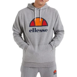 Ellesse Dahryl OH Hoody Herren Sweatshirt SXG12737 Grau