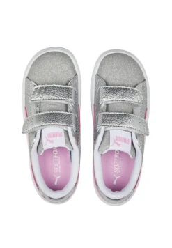 Puma Smash V2 Glitz GlamV PS Glitzer Kinder Mädchen Schuh Sneaker Klett Silber 367378 32 12 Puma Smash V2 Glitz GlamV PS Glitzer Kinder Mädchen Schuh Sneaker Klett Silber 367378 32 -Sportbekleidung 11a671ad6ba90075f241ebe0bc930c19
