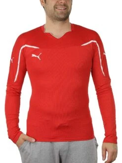 Puma Fußball Trikot LS Shirt Trikot Herren Rot