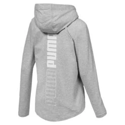 PUMA Modern Sport FZ Logo Hoody Damen Sweatshirt Kapuzenpullover Full Zip -Sportbekleidung 15d6176c5d676e35cd134941cb07e338