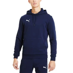 PUMA Herren TeamGOAL 23 Casuals Hoody Sweatshirt Pullover 656580 Dunkelblau -Sportbekleidung 173f8eba61cf703be1ad603da094f678