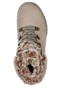 Skechers Damen Trego - FALLS FINEST Winterstiefelette Boots Gefüttert 167178 Taupe -Sportbekleidung 19e244ec1a447f9b7b0ab215cd4eec92