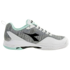 Diadora Sport SHOT 2 W Indoor Damen Tennisschuh Weiss -Sportbekleidung 1b45dd7a28eee4feb6e8a7d21881ce86