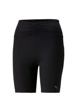 PUMA Damen STUDIO FOUNDATION SHORT TIGHT Pant Hose Pants Fitnesshose 522095 01 Schwarz