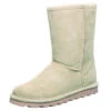 BEARPAW Elle Short Damen Winterstiefel Lammfellstiefel Boots 1962W Winter White
