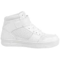 KangaROOS Unisex-Kinder FUTURE SPACE HI Sneaker Weiss LED Laufschrift 18308000 -Sportbekleidung 228b253d976f60083e97cf7925d40b11