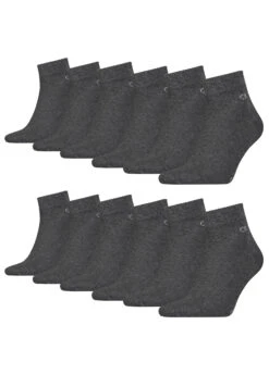 Calvin Klein Quarter Sneaker Socken Herren Kurzsocke 12 Paar