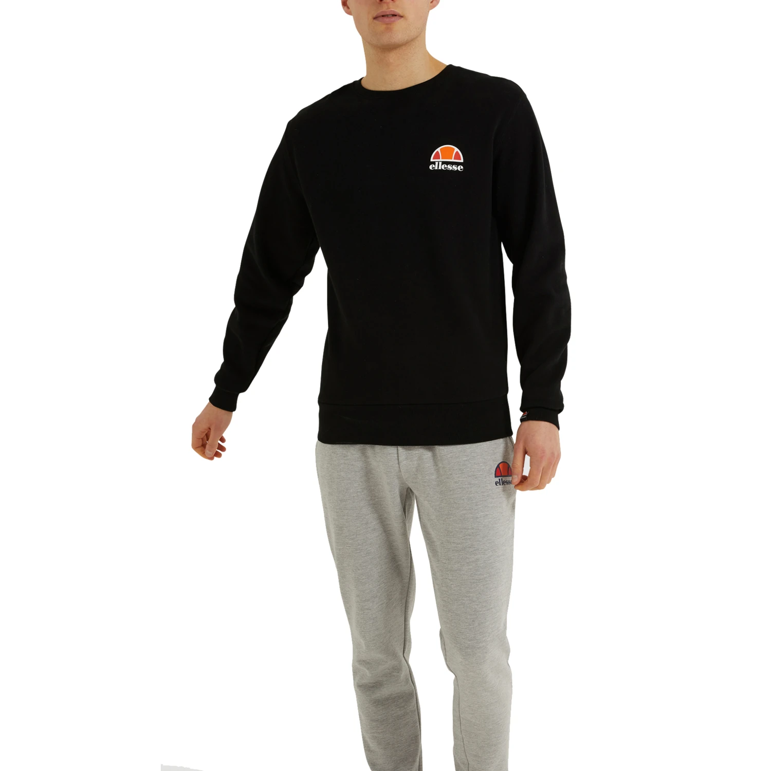 Ellesse Diveria Herren Sweatshirt SHS02215 Schwarz 5 Ellesse Diveria Herren Sweatshirt SHS02215 Schwarz – Bild 3