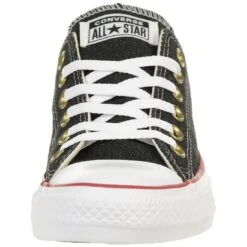 Converse CTAS OX Chuck Schuhe Textil Sneaker Schwarz 163958C -Sportbekleidung 296f3a0f895d41032caddaf11ef45ade