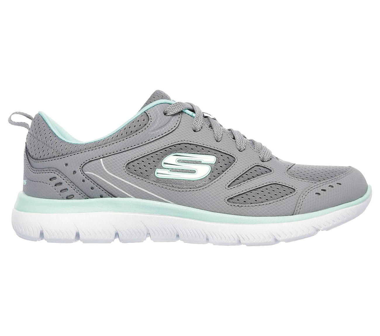 Skechers Sport Womens SUMMITS SUITED Sneakers Women Grau 4 Skechers Sport Womens SUMMITS SUITED Sneakers Women Grau – Bild 2