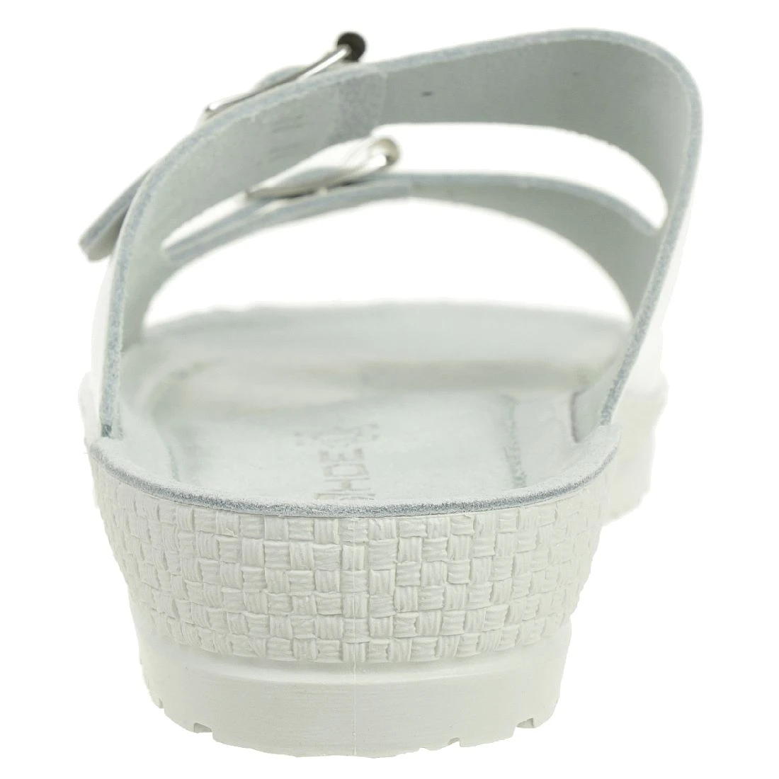 Rohde Damen Neustadt Pantolette Sandale Hausschuhe 1431 Weiß 8 Rohde Damen Neustadt Pantolette Sandale Hausschuhe 1431 Weiß – Bild 6