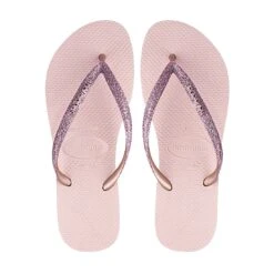 Havaianas H. SLIM Glitter FC Damen Sandale Zehentrenner Badelatsche 4143975 0076 Rosa