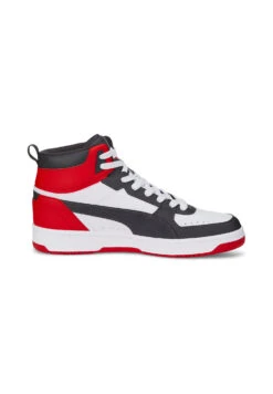 Puma Rebound JOY High Top Herren Sneaker Sportschuh 374765 Weiss/grau/rot -Sportbekleidung 307a272d9fdef6a0ee02d69c81d4bacb