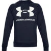 Under Armour Rival Fleece Big Logo Hoodie Herren Sweatshirt 1357093 410 Blau