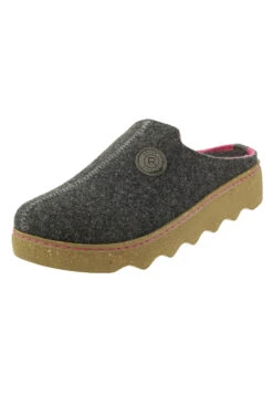 Rohde Easy N 35 Clogs Damen Hausschuhe Pantolette Grau Filz 6120 84