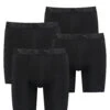 PUMA Lange Boxershorts Herren 4er Pack Sport Mikrofaser + Elastisch / Funktionsunterhosen Männer (S - XL)