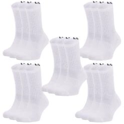 15 Paar Under Armour Core Crew Socken Unisex Sportsocken 1358345