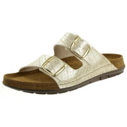 Rohde Alba Softino Pantolette Damen Hausschuhe Sandale 5862 29 Gold