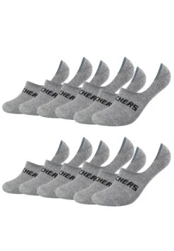 12 Paar Skechers Unisex Footies Mesh Ventilation Socken SK44008