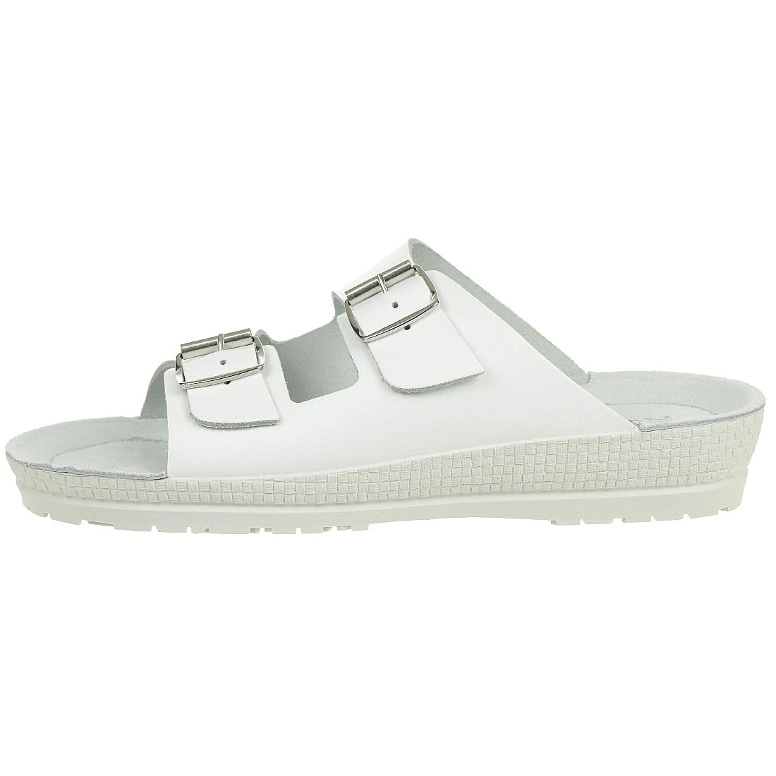 Rohde Damen Neustadt Pantolette Sandale Hausschuhe 1431 Weiß 7 Rohde Damen Neustadt Pantolette Sandale Hausschuhe 1431 Weiß – Bild 5