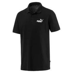 PUMA Herren ESS Pique Polo Shirt Schwarz 851759