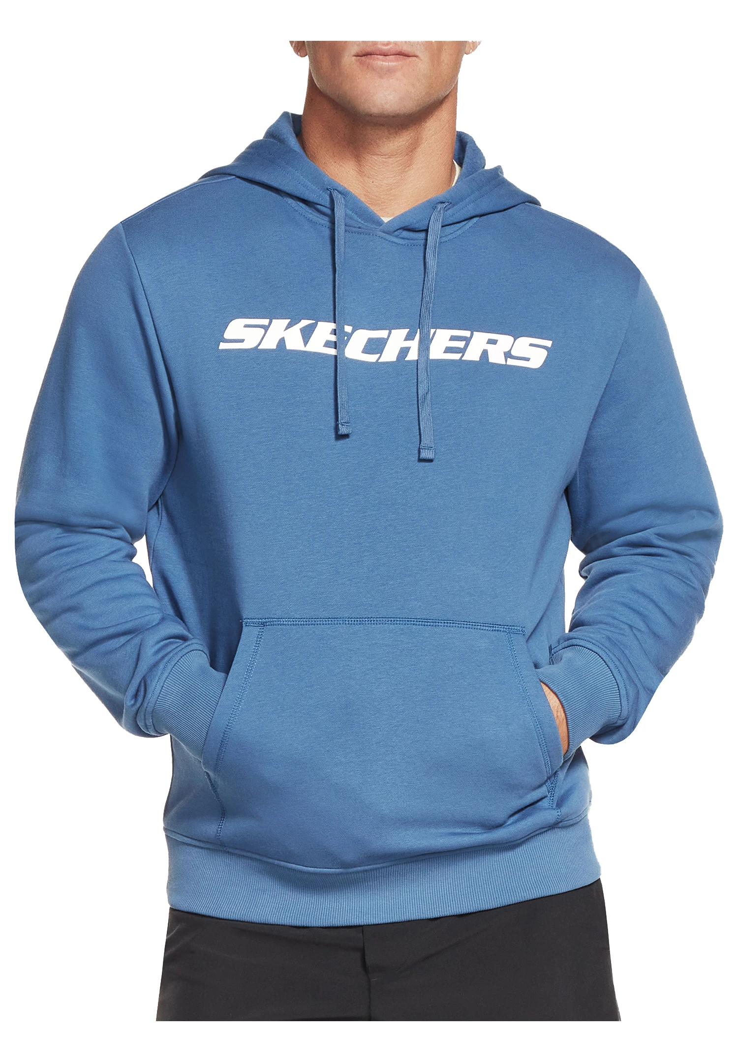 Skechers Apparel Heritage Pullover Hoodie Herren Kapuzensweatshirt MHD12 Blau 3 Skechers Apparel Heritage Pullover Hoodie Herren Kapuzensweatshirt MHD12 Blau