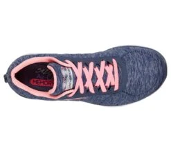 Skechers Sport Womens FLEX APPEAL 3.0 INSIDERS Sneakers Frauen Blau -Sportbekleidung 424132c95615695400d1a016d8d706b2