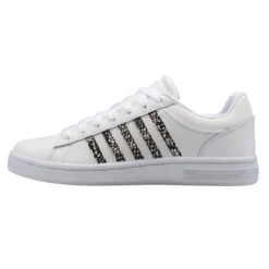 K-SWISS Court Winston Damen Sneaker Sportschuh 96154-125-M White / Snake -Sportbekleidung 43c1171cfc32eb04e9667af5bb91141a