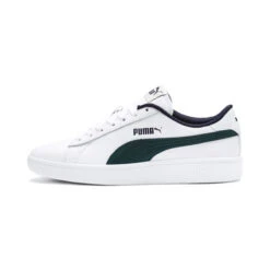 Puma Smash V2 L JR Junior Kinder Sneaker Schuhe Leder Weiß 365170 10 -Sportbekleidung 4cbb99c240b426ef79bbb98de7bbed15