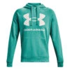 Under Armour Rival Fleece Big Logo Hoodie Herren Sweatshirt 1357093 722 Grün -Sportbekleidung 508516329498df6d798ebc3cf3807165