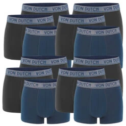 12er Pack Von Dutch Original Boxer Brief Boxershorts Herren Unterwäsche VD1BCX3ORIGI