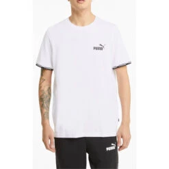 PUMA Herren Amplified Tee T-Shirt Weiss 580426 02 Übergrößen - 4XL -Sportbekleidung 53407b76c73bcc1f7fb428e1ddaba2cd