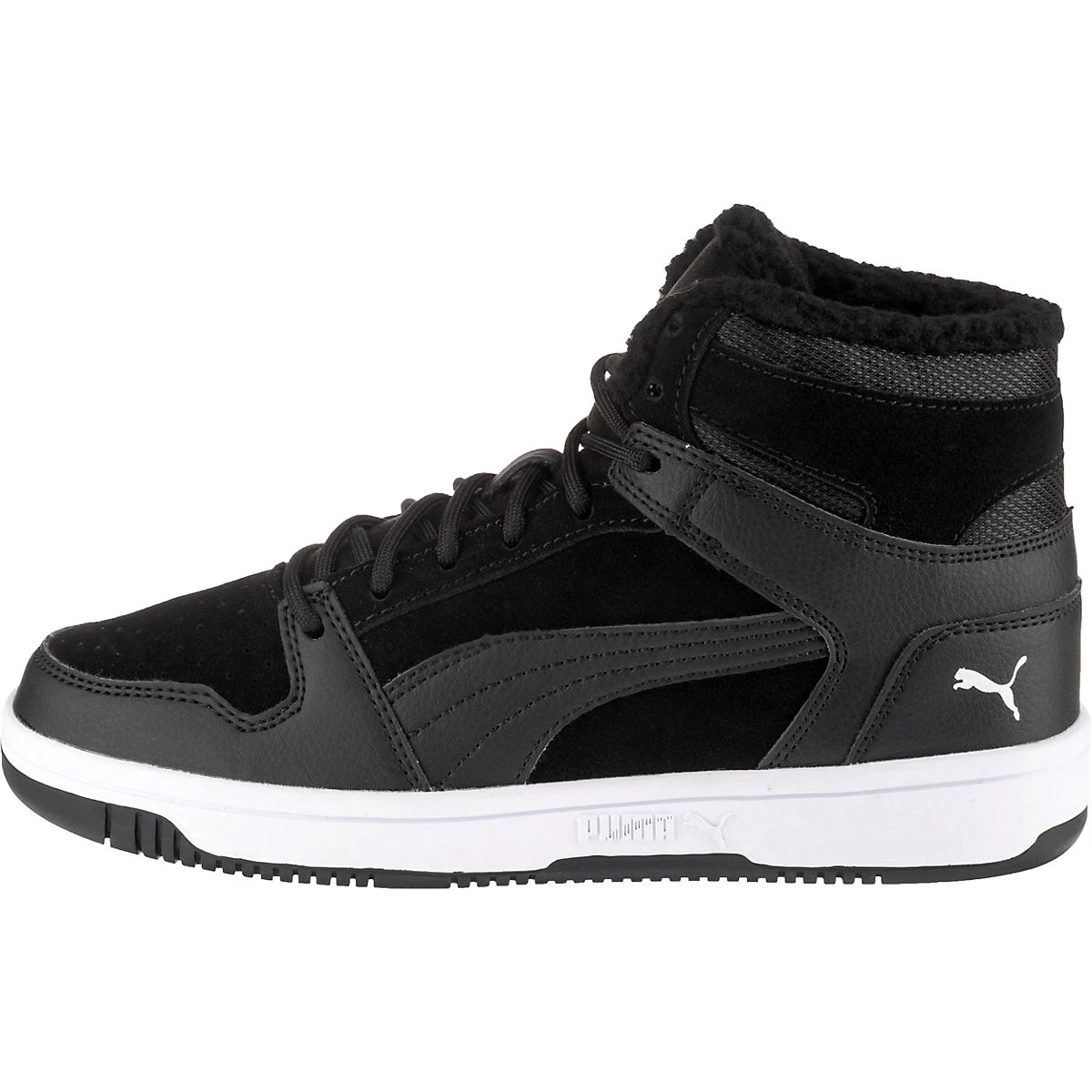 Puma Rebound Layup Fur SD Jr Unisex Sneaker Gefüttert Schwarz 370497 01 4 Puma Rebound Layup Fur SD Jr Unisex Sneaker Gefüttert Schwarz 370497 01 – Bild 2
