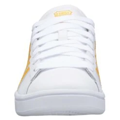 K-SWISS Court Winston Damen Sneaker Sportschuh 96154-119-M White/Gold -Sportbekleidung 5484bcf4c960a402bdb4cfb186e951b0