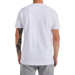Ellesse DYNE Tee Herren T-Shirt Shirt SXG12736 Weiss -Sportbekleidung 57b76700b5455ae05b5e755fd7ab38af