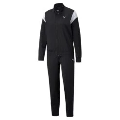 Puma Damen Classic Tricot Suit Op Trainingsanzug Sportanzug 589133 Schwarz