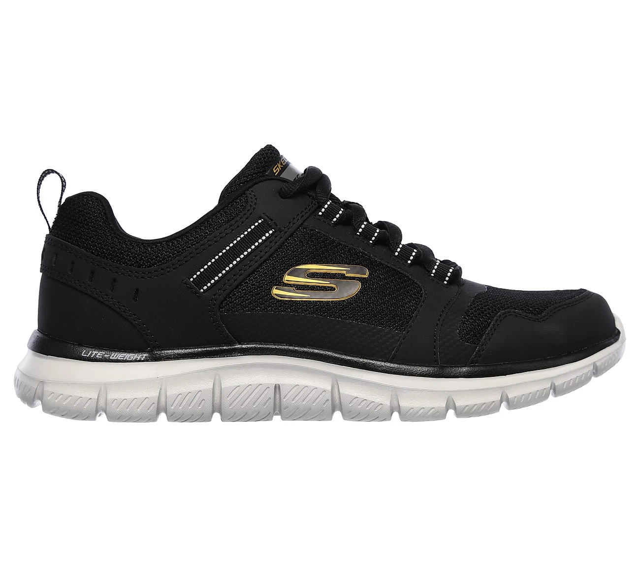 Skechers Sport Mens TRACK KNOCKHILL Sneakers Men Schwarz 3 Skechers Sport Mens TRACK KNOCKHILL Sneakers Men Schwarz