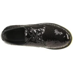 Dr. Martens 1461 Sequin Damen Halbschuhe Schwarz Silber Pailletten -Sportbekleidung 5c71108a01391f35d15b468f96a9016d