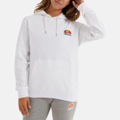 Ellesse Elise OH Hoody Damen Sweatshirt SRK12899 Weiss