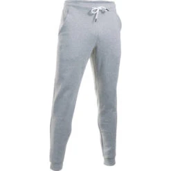 Under Armour Storm Rival Cotton Jogger Herren Fitness Hose Sporthose Grau