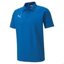 PUMA Herren TeamGOAL 23 Casuals Polo Hemd T-Shirt 656579 Blau