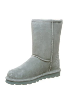 BEARPAW Elle Short Damen Winterstiefel Lammfellstiefel Boots 1962W Gray Fog