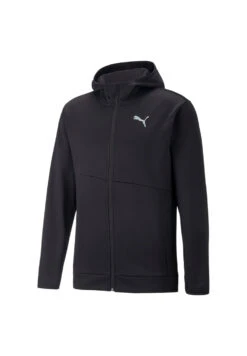 PUMA Train All Day PwrFleece Full Zip Herren Sweatjacke Kapuzenjacke 522339 01 Schwarz