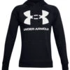 Under Armour Rival Fleece Big Logo Hoodie Herren Sweatshirt 1357093 001 Schwarz